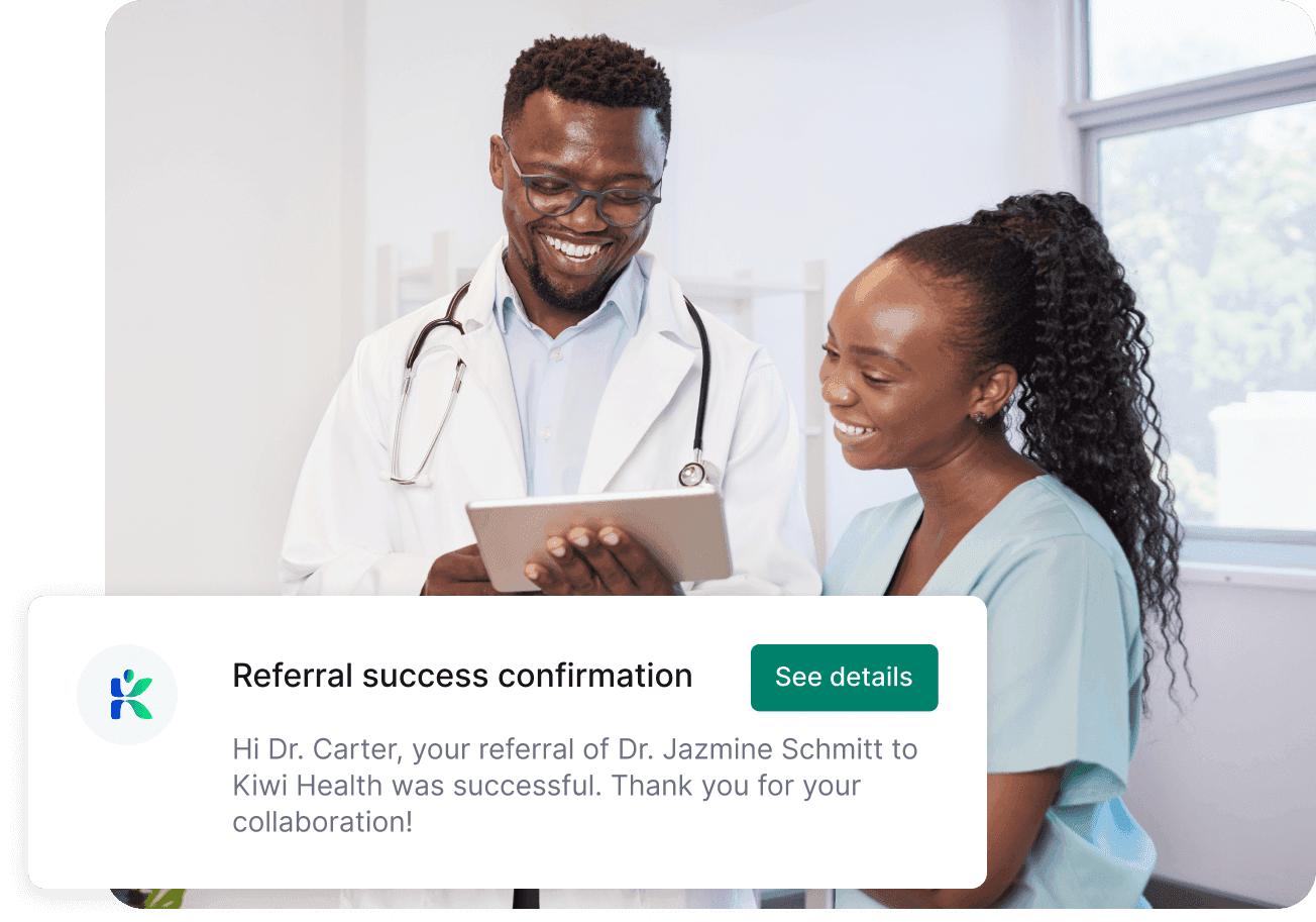 Physician referral network 