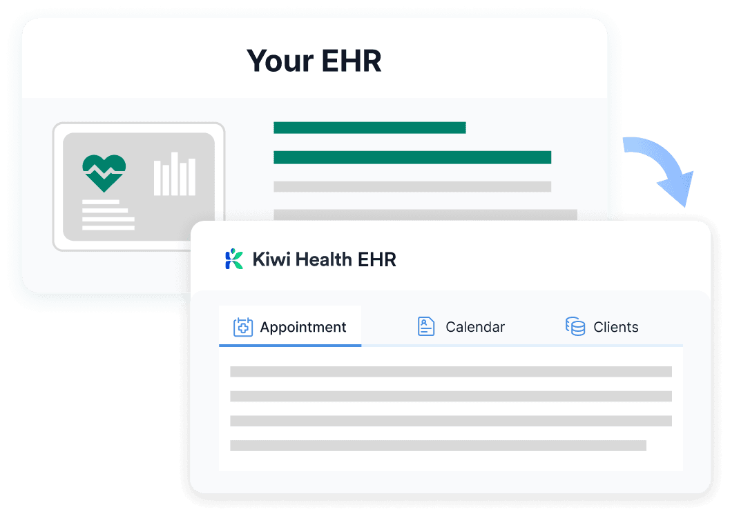 Easy switch to Kiwi Health’s EHR today!
